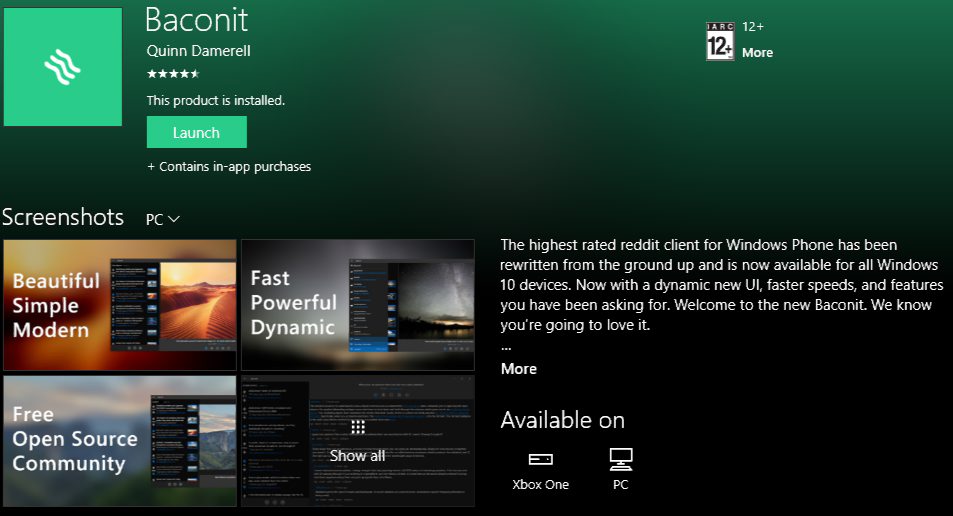 Netflix, Baconit, and Hulu UWP apps now on XBox One Preview | Sihmar