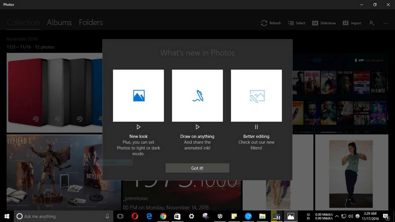 Microsoft Photos app updated with new features on Windows 10