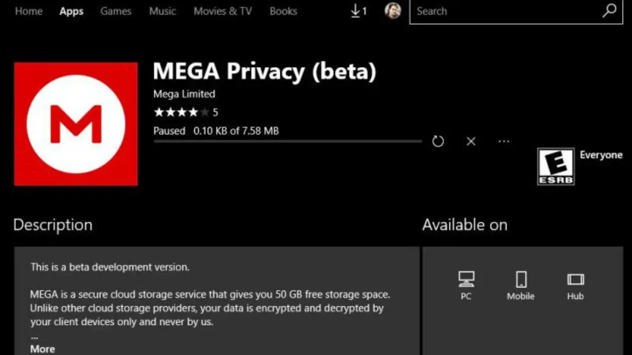 Mega App For Windows 10 Is Now Available For Download
