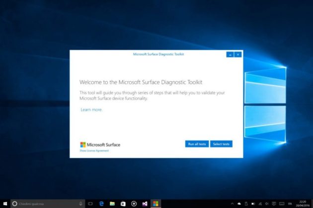Microsoft Surface Diagnostic Toolkit - Sihmar