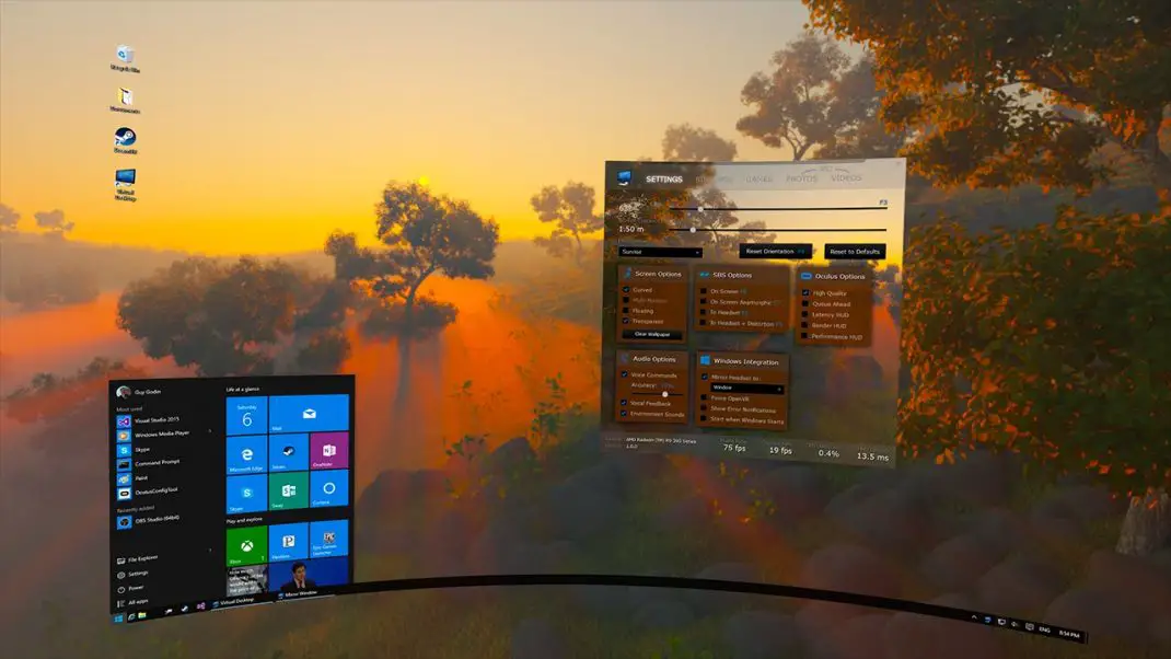 VR Desktop a future without Monitors