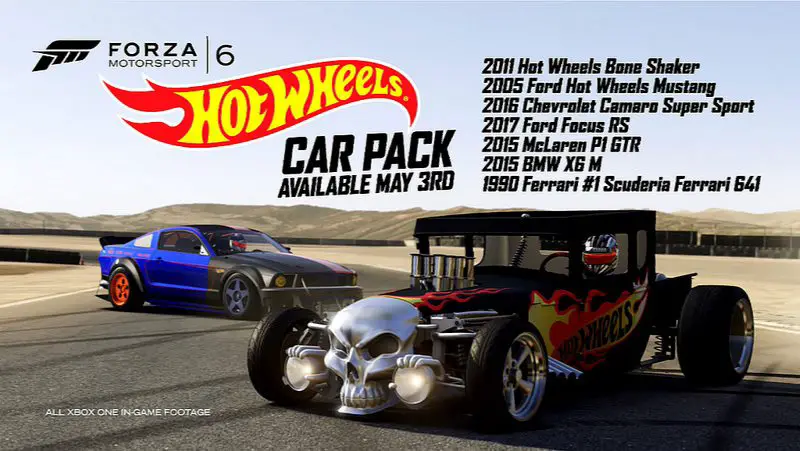 Hot Wheels Car Pack DLC on Forza Motorsport 6