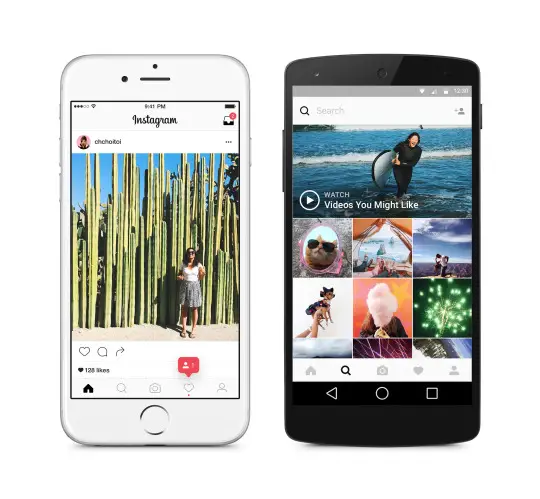 Instagram's new redesigned App