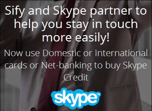 Pay for Skype Credits in India with Indian debit cards