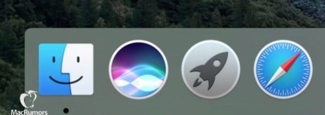 Siri Mac dock icon