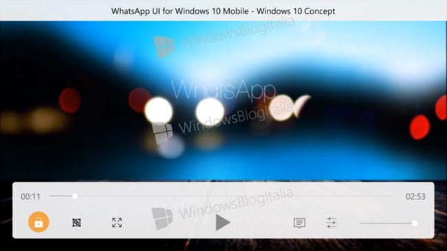 Leaked image of VLC UWP app Windows 10 mobile shows new UI.