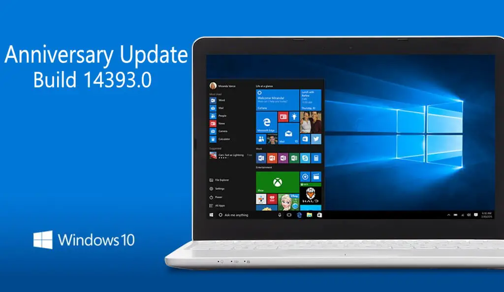 New in Windows 10 Build 14393.0 and Mobile build 10.0.14393.0 for slow ring