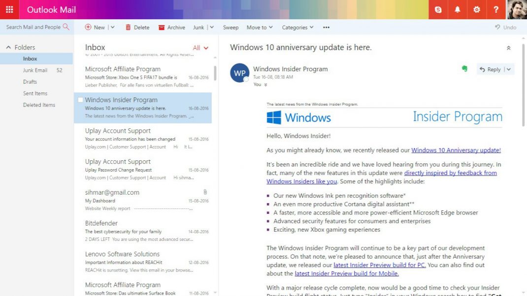 New Outlook.com Upgrade Delayed till April 2017