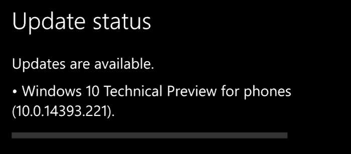 Windows 10 Mobile build 10.0.14393.221