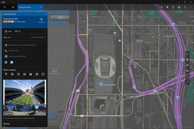 Windows Maps adds new dark theme and traffic hub for Insiders