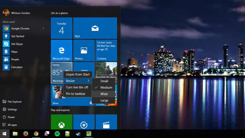 Windows 10 Next Major Update will bring new tweaked Start Menu