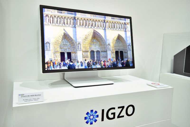Sharp IGZO 8K monitor