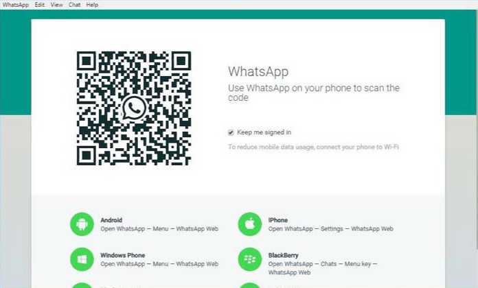 WhatsApp Desktop app