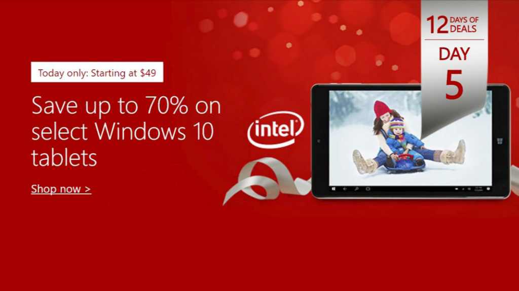 12 Days of Deals: Up to 70% off on select Windows 10 Tablets 2-in-1s