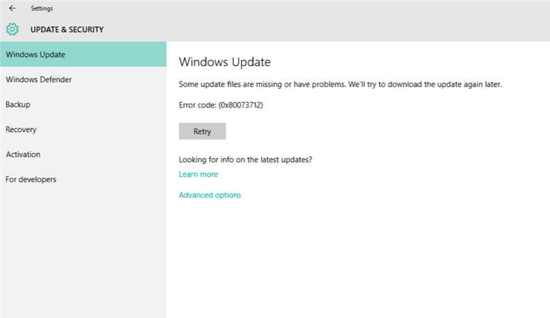 Fix Windows Update errors