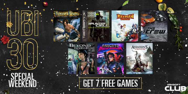 Get free The Crew, Far Cry blood dragon, Assassins Creed 3 and more until Dec 18