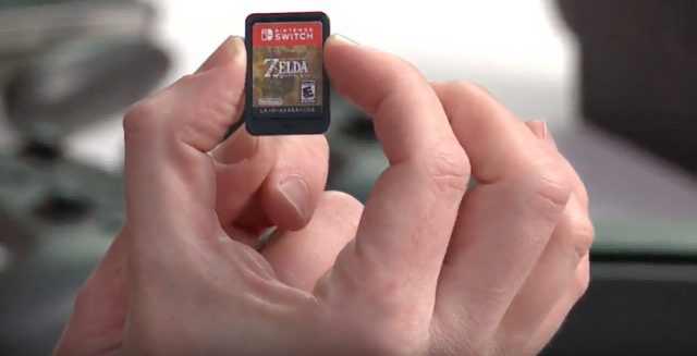 Nintendo Switch game cartridges and other details