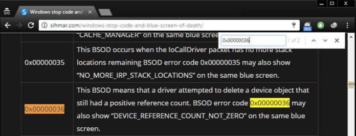 Windows stop code and Blue Screen error fix | Sihmar