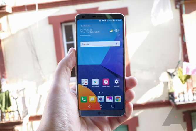 LG G6 with Full-vision 5.7” Display with Quad HD 18:9