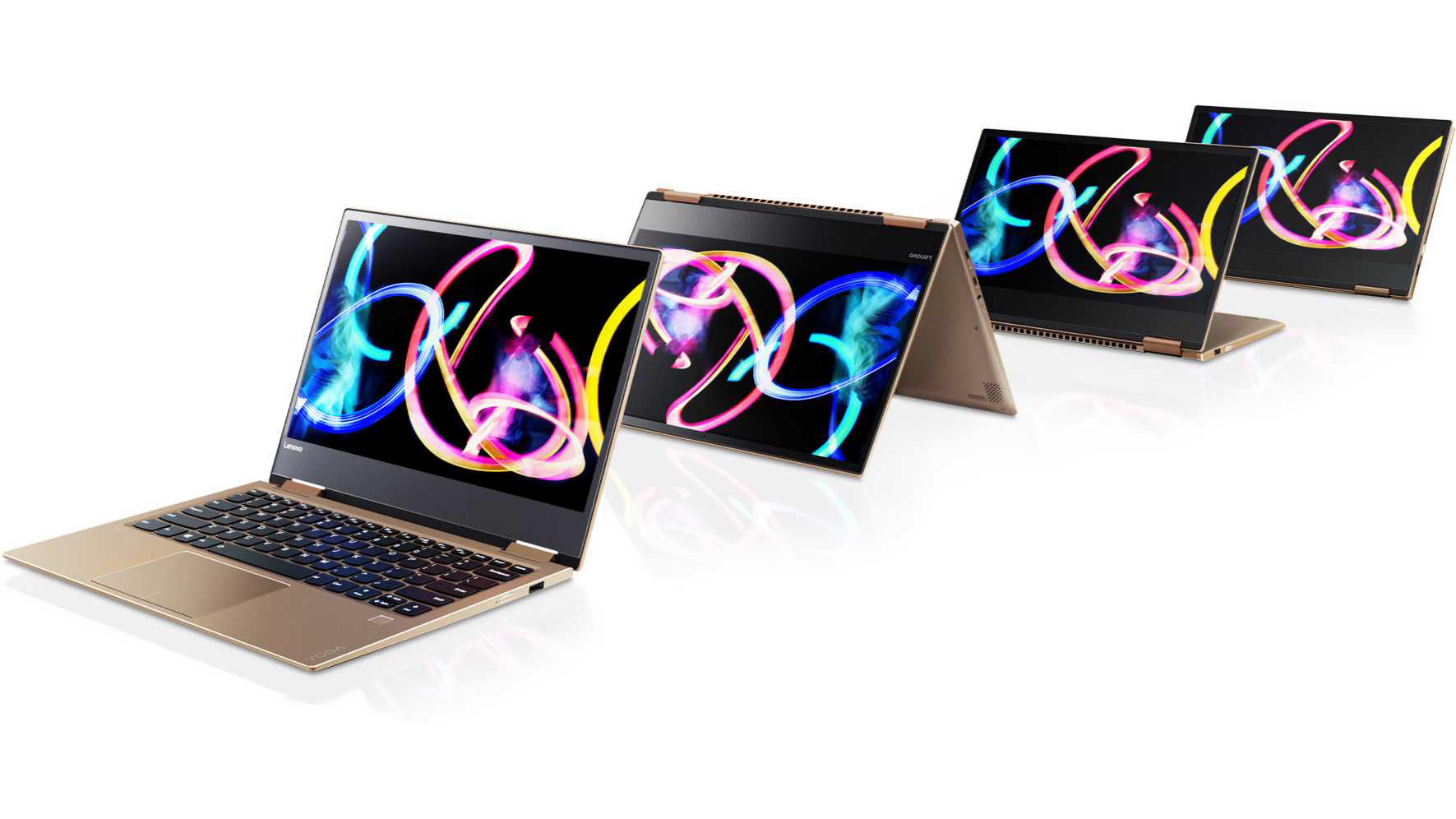 Lenovo Miix 320 detachable and Yoga 720 and 520 convertibles