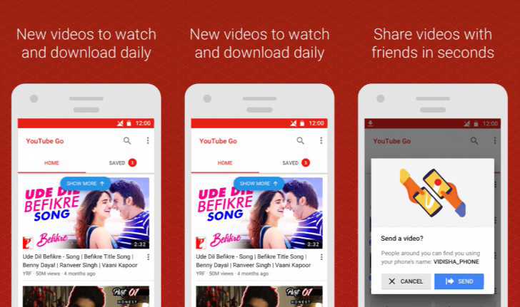 YouTube Go Early Access is now available at Play Store