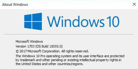 Windows 10 Build 15055