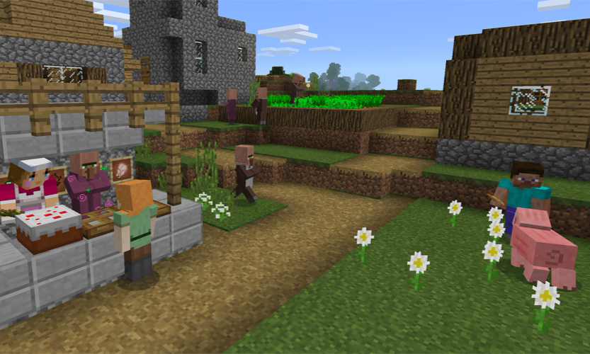 Minecraft 1.0.4 update brings Villager Trading to Pocket Edition and Windows 10