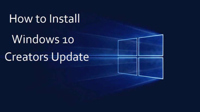 How to Install Windows 10 Creators Update version 1703 with USB Drive