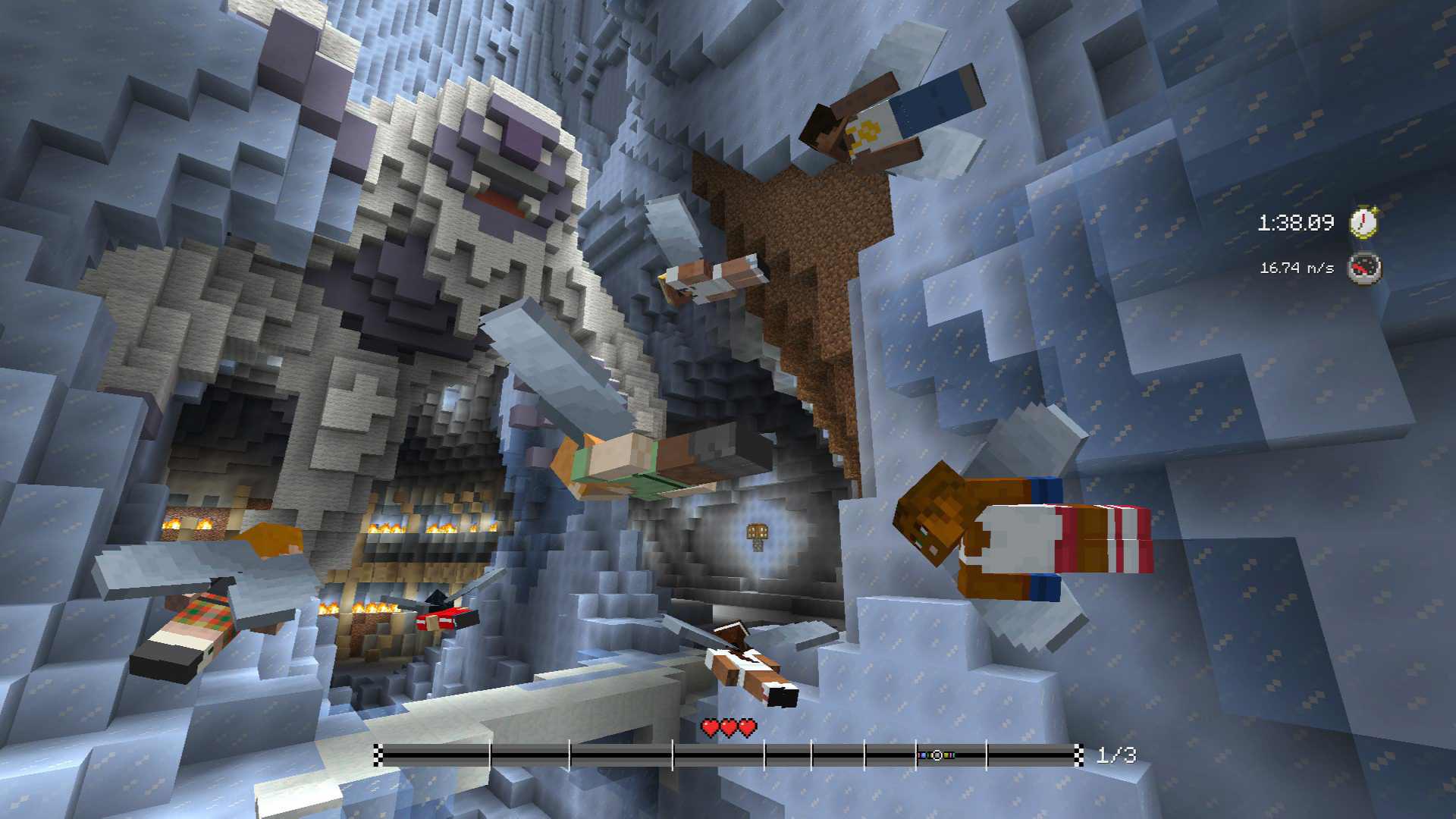 Minecraft Patch 1.48 for PS4 released with with Glide Beasts Track Pack