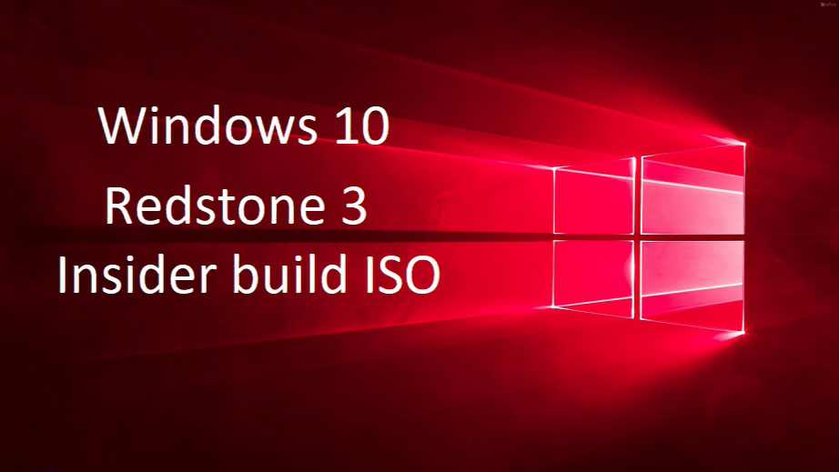 Download Windows 10 Redstone 3