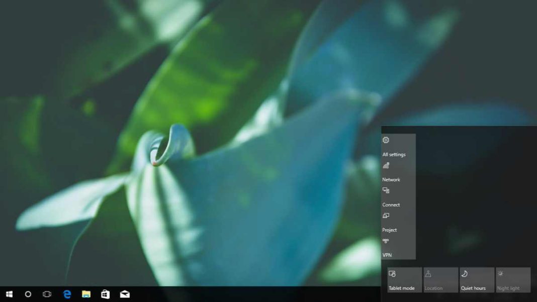 Windows 10 new Control Center accidentally revealed