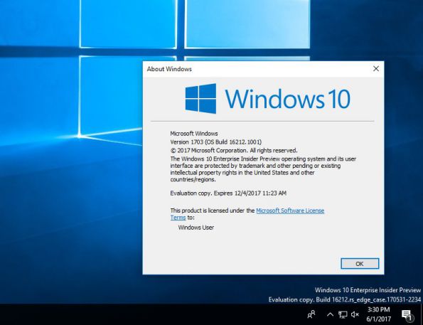 Windows 10 build 16212.1001 for PC and Mobile released by Mistake