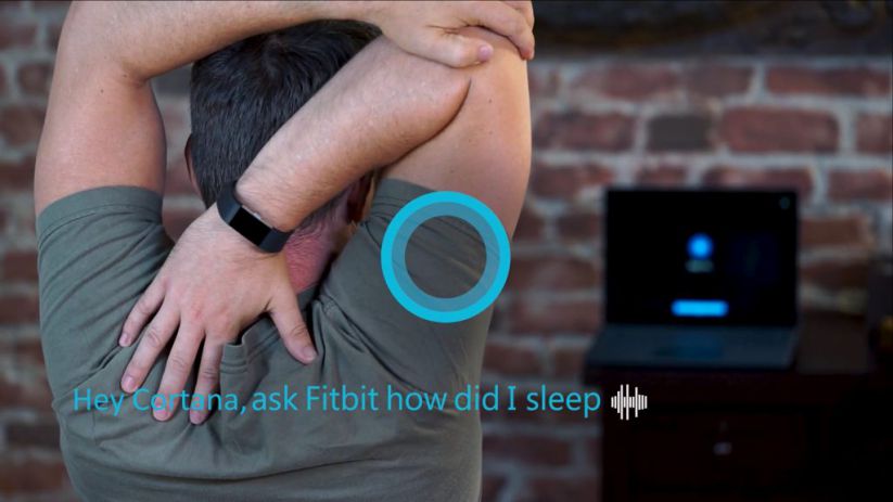 Microsoft announced the availability of the Fitbit skill for Cortana