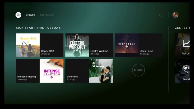 Spotify Music for Xbox One link appeared in Windows Store