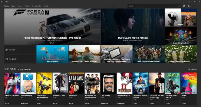 Windows Store gets new UI changes with latest update on Windows 10