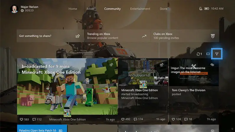 Xbox One Fall Creators Update