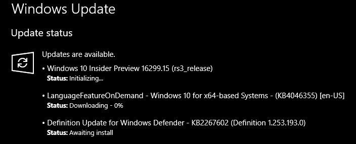 Windows 10 Build 16299 RTM ISO Download