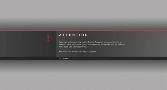 “Permissions to access online multiplayer may have changed” issue with Destiny 2