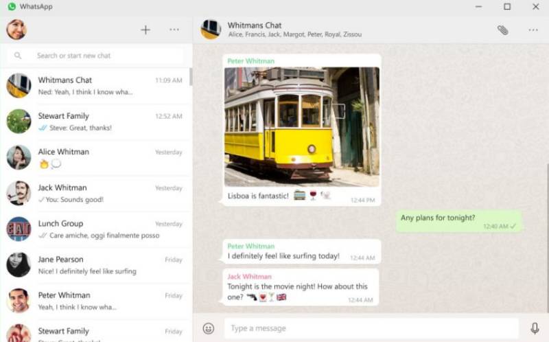 Whatsapp Desktop app for Windows 10