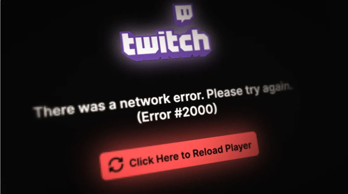 What Is and How to fix Twitch 2000: Network Error?